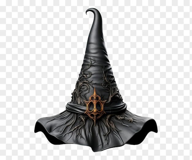 PSD witch hat isolated on transparent background png