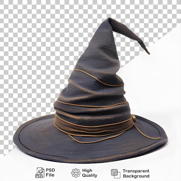 PSD a witch hat on transparent background