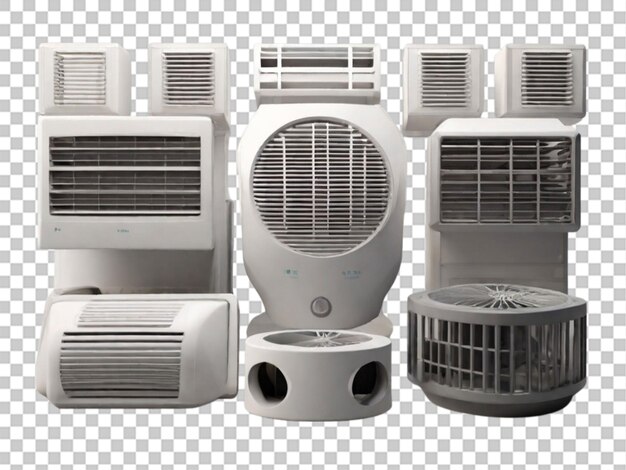 witte airconditioner voor klimaatbeheersing op kantoor