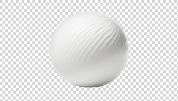 PSD witte bol op een doorzichtige achtergrond