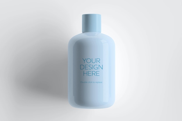 Witte cosmetische container mockup