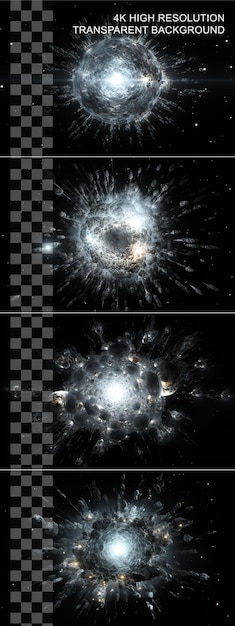 Witte dwergen dichte overblijfselen van sterren met een lage tot middelgrote massa op een transparante achtergrond