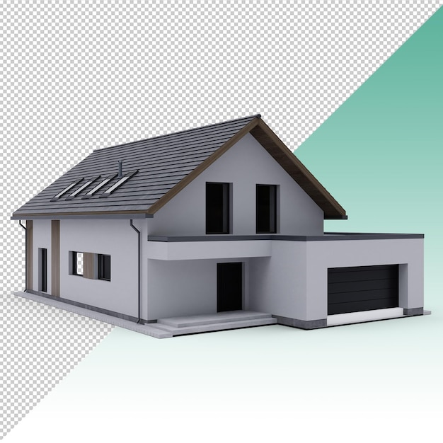 witte huis geïsoleerd