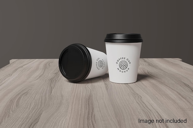 PSD witte koffiekop mockup