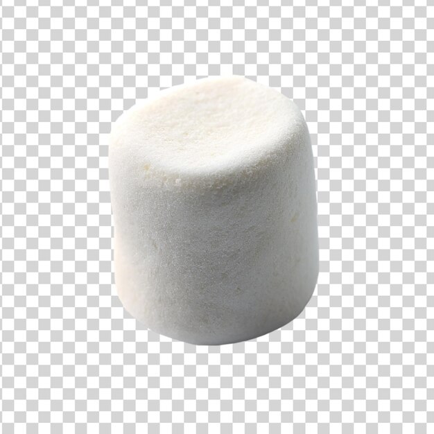 PSD witte marshmallow geïsoleerd op een doorzichtige achtergrond