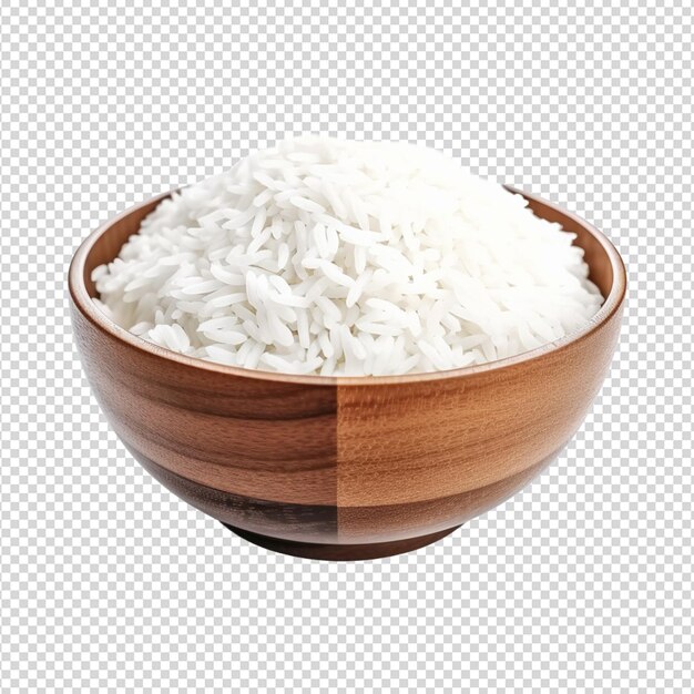 PSD witte rijst geïsoleerd.