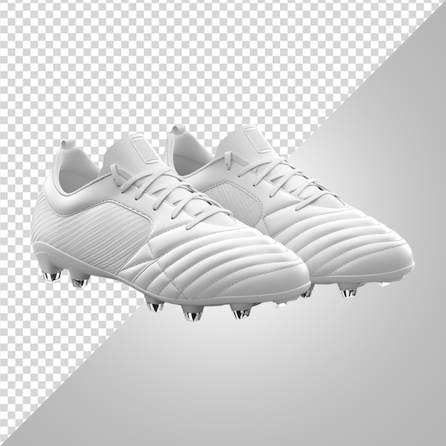 PSD witte voetbal schoenen mockup png