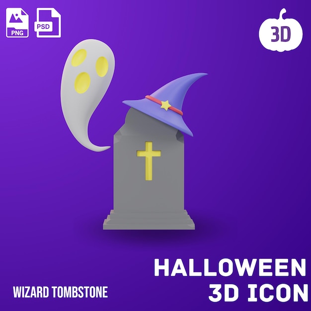 PSD wizard tombstone