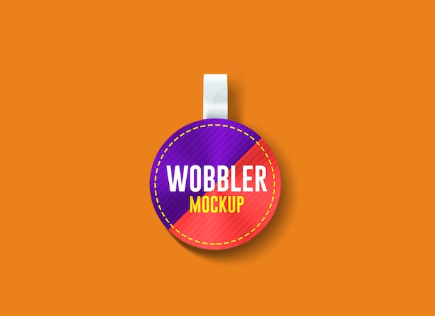 PSD wobbler mockup