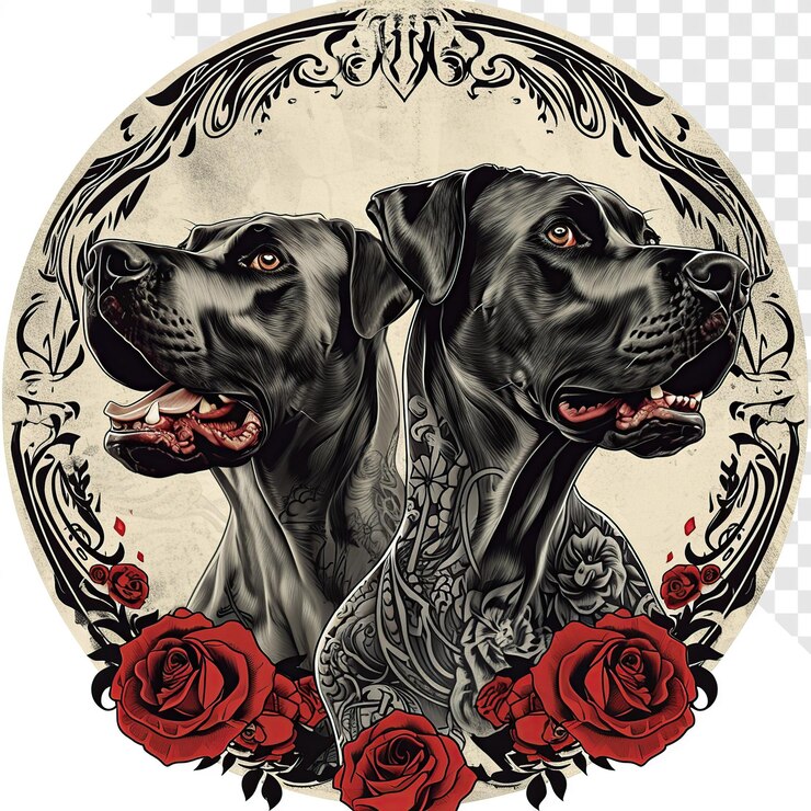 Wolf i Castle Royal Sigil Crest Design