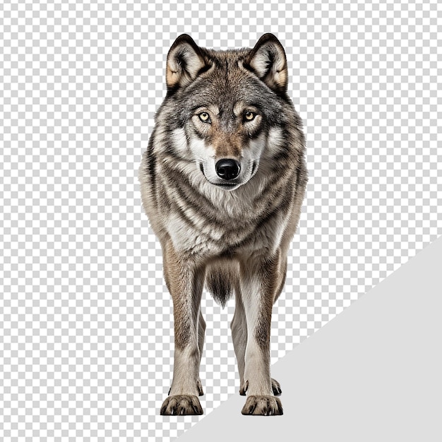 Wolf isolated on transparent background png