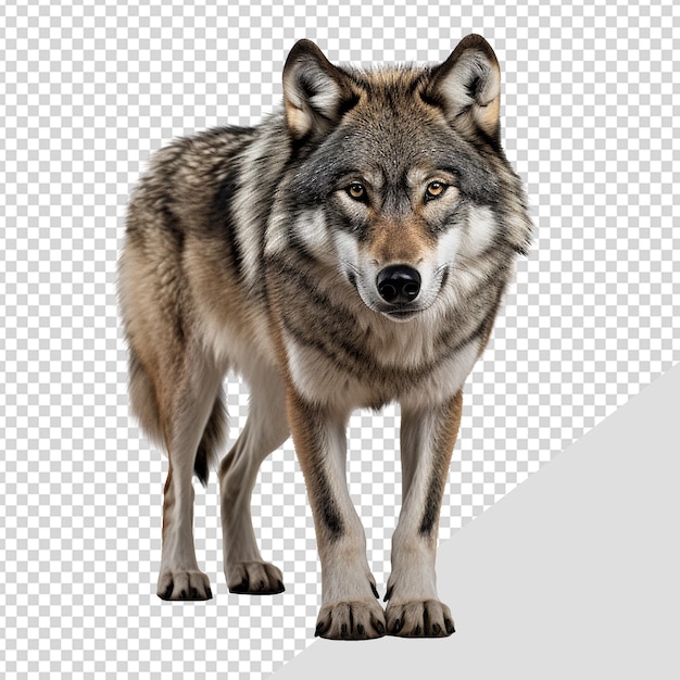 PSD wolf png изолирован на прозрачном фоне