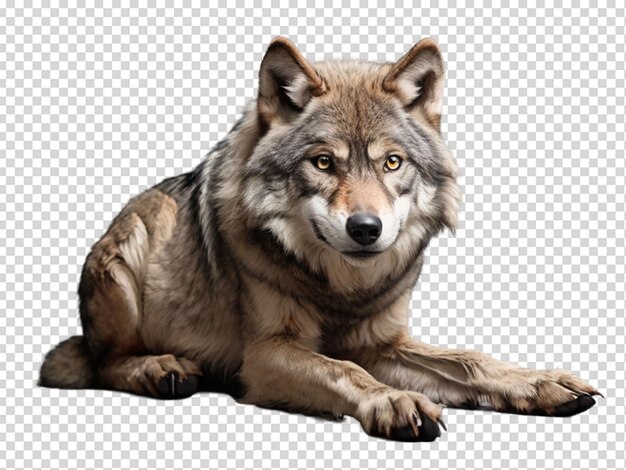 PSD wolf transparent png