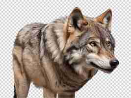 PSD wolf transparent png