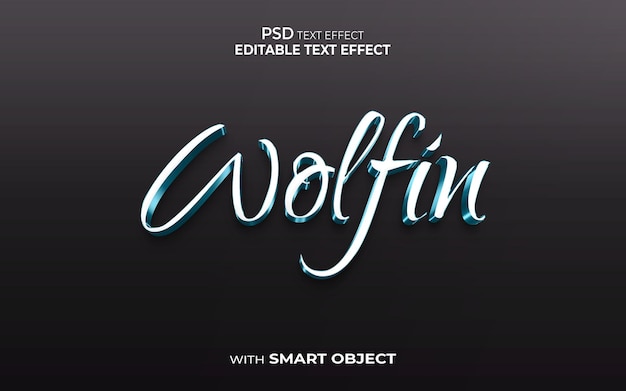 wolfin text effect