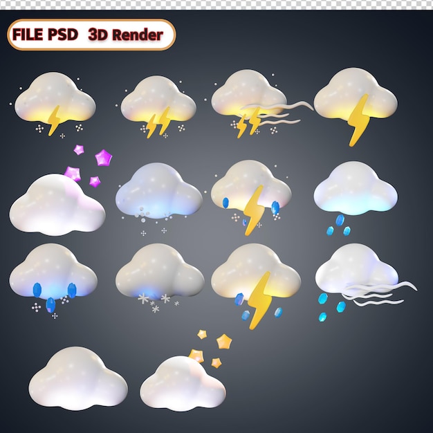 PSD wolk 3d