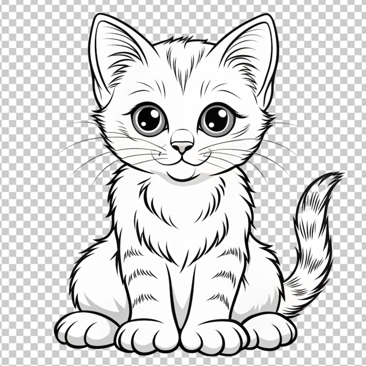 PSD wolna ilustracja wektorowa ze słoniem narysowana ręcznie