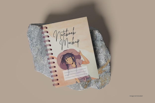 Wolne notebook makieta wektor