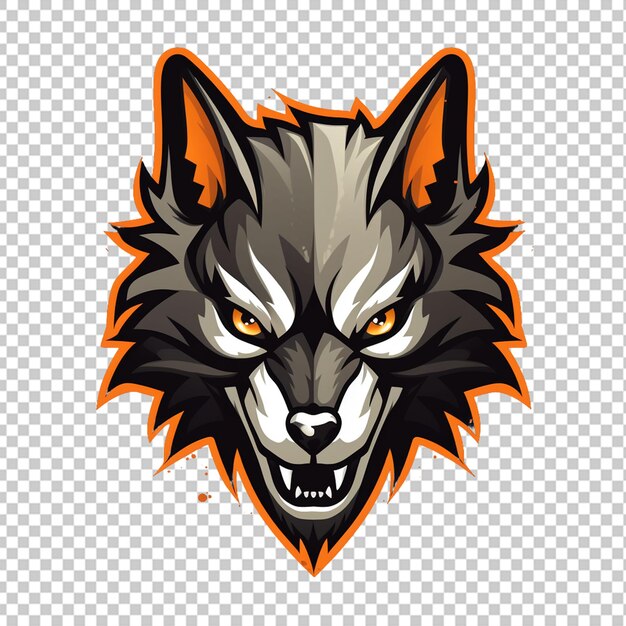 Wolves mascot logo