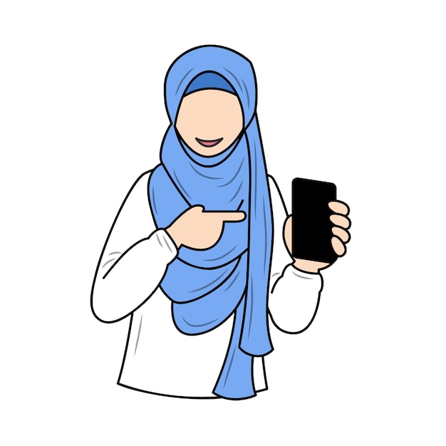 a woman holding a phone that says she is holding a phone