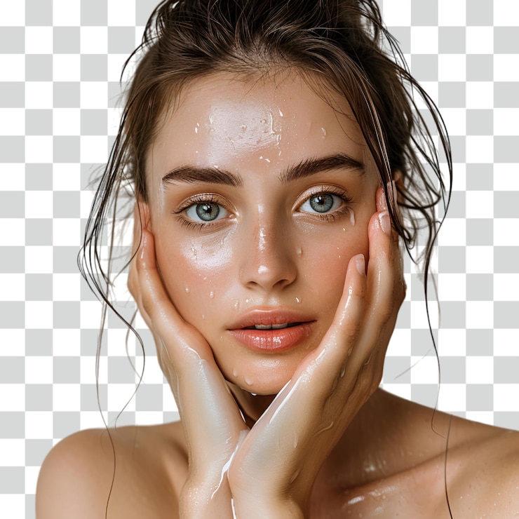 PSD woman model transparent background
