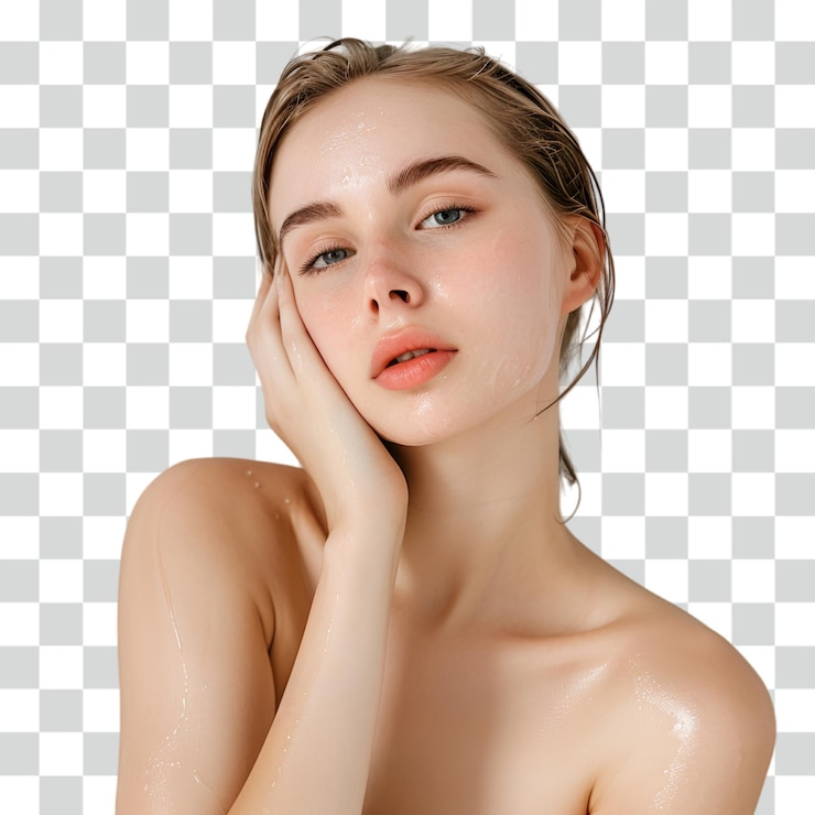 PSD woman model transparent background