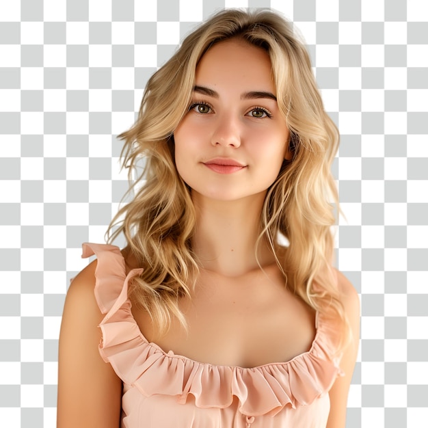 PSD woman model transparent background