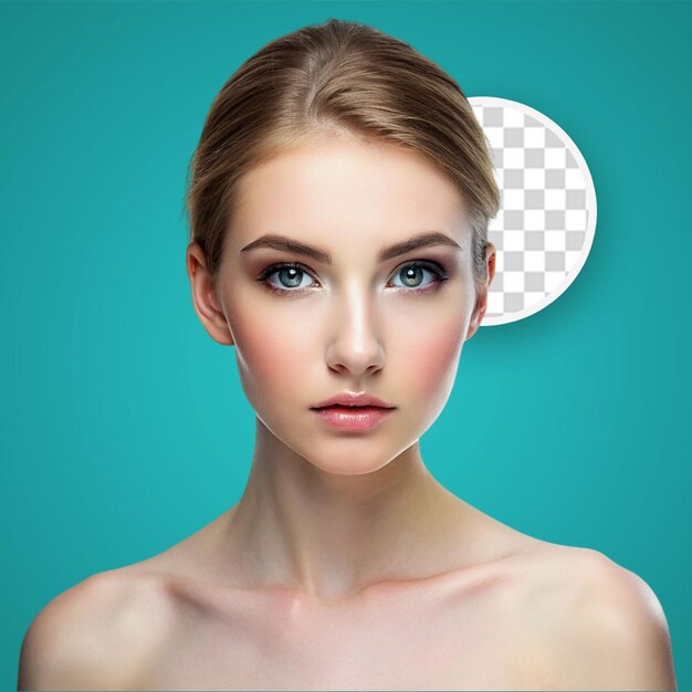 Woman models transparent background