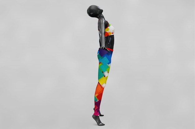 PSD woman sport clothes mock up