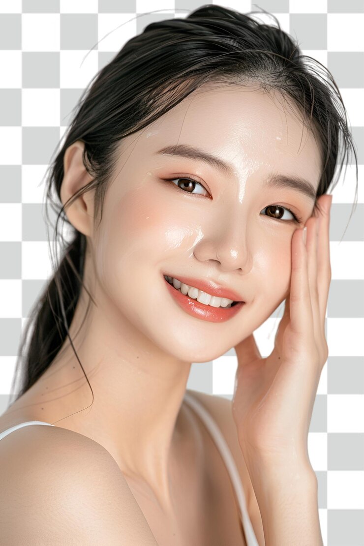 透明な女性の背景