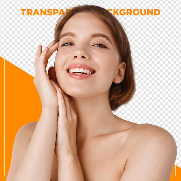 woman with beautiful skin posing for photo