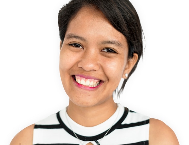 women adult asian smile happy concept