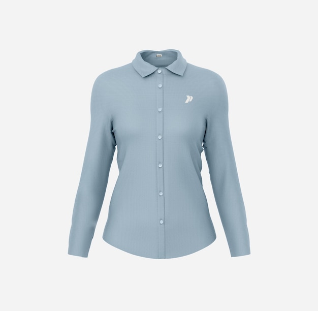 PSD donna camicia elegante mockup