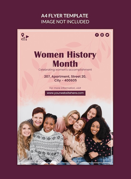 PSD women history month flyer 01