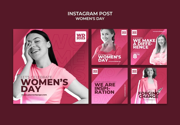 women's day celebration instagram posts