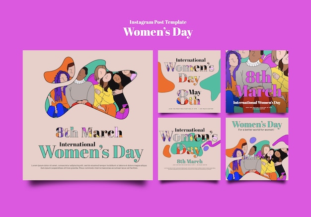 Women's day celebration instagram posts