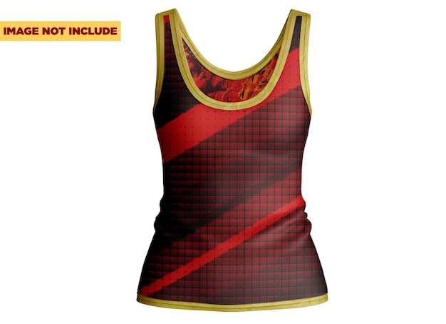 PSD women's tank top mockup