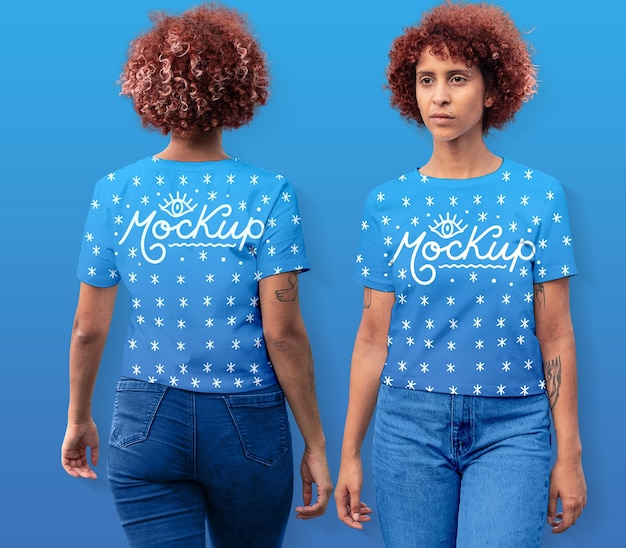 Women's tshirt mockup