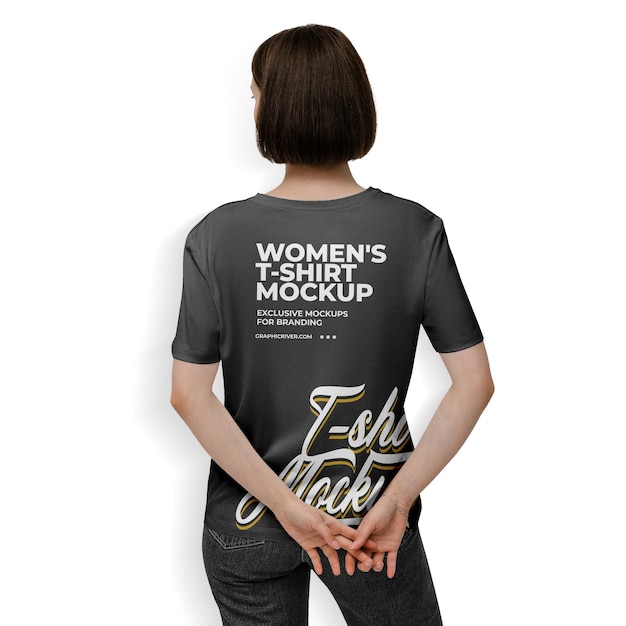 Women's tshirt mockup