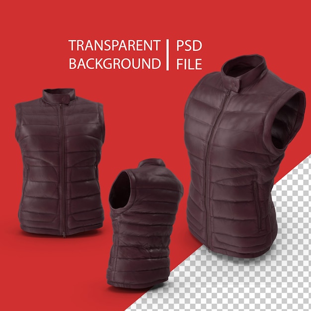 PSD women's vest png