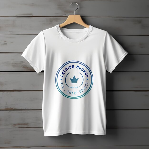 Women tshirt mockup design psd template