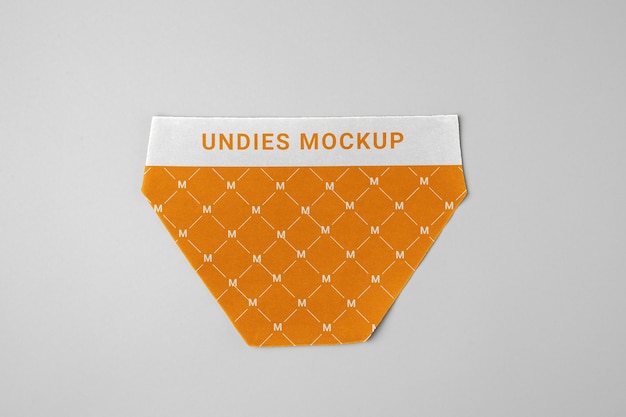 PSD women underwear mockup design