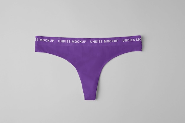 Women underwear mockup design