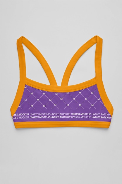 PSD women underwear mockup design