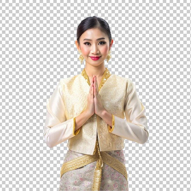 PSD women wearing thai clothing