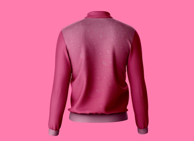 Mockup di giubbotto bomber da donna