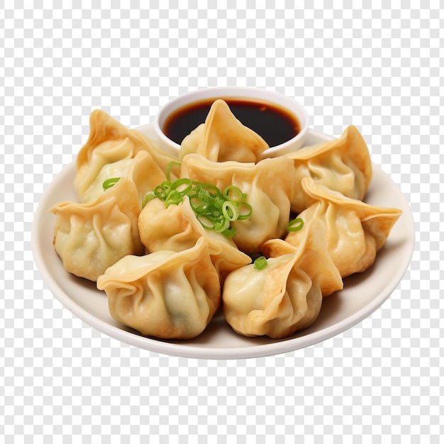 PSD wontons isolated on transparent background