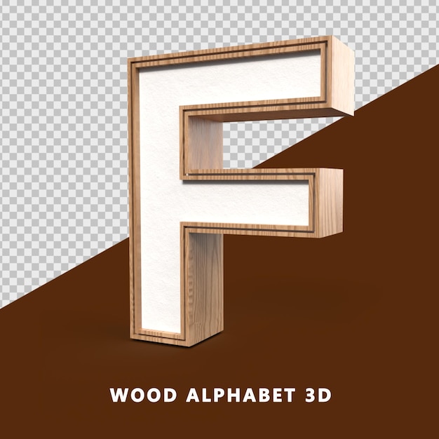 Wood alphabet