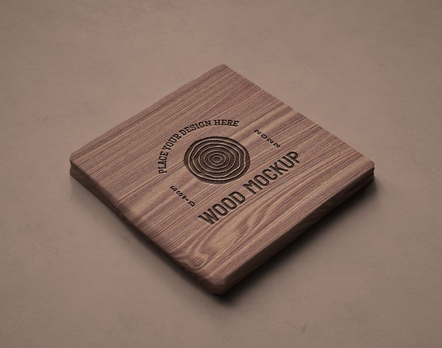 Wood board logo