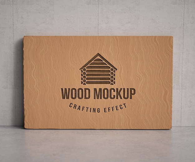 Wood board logo